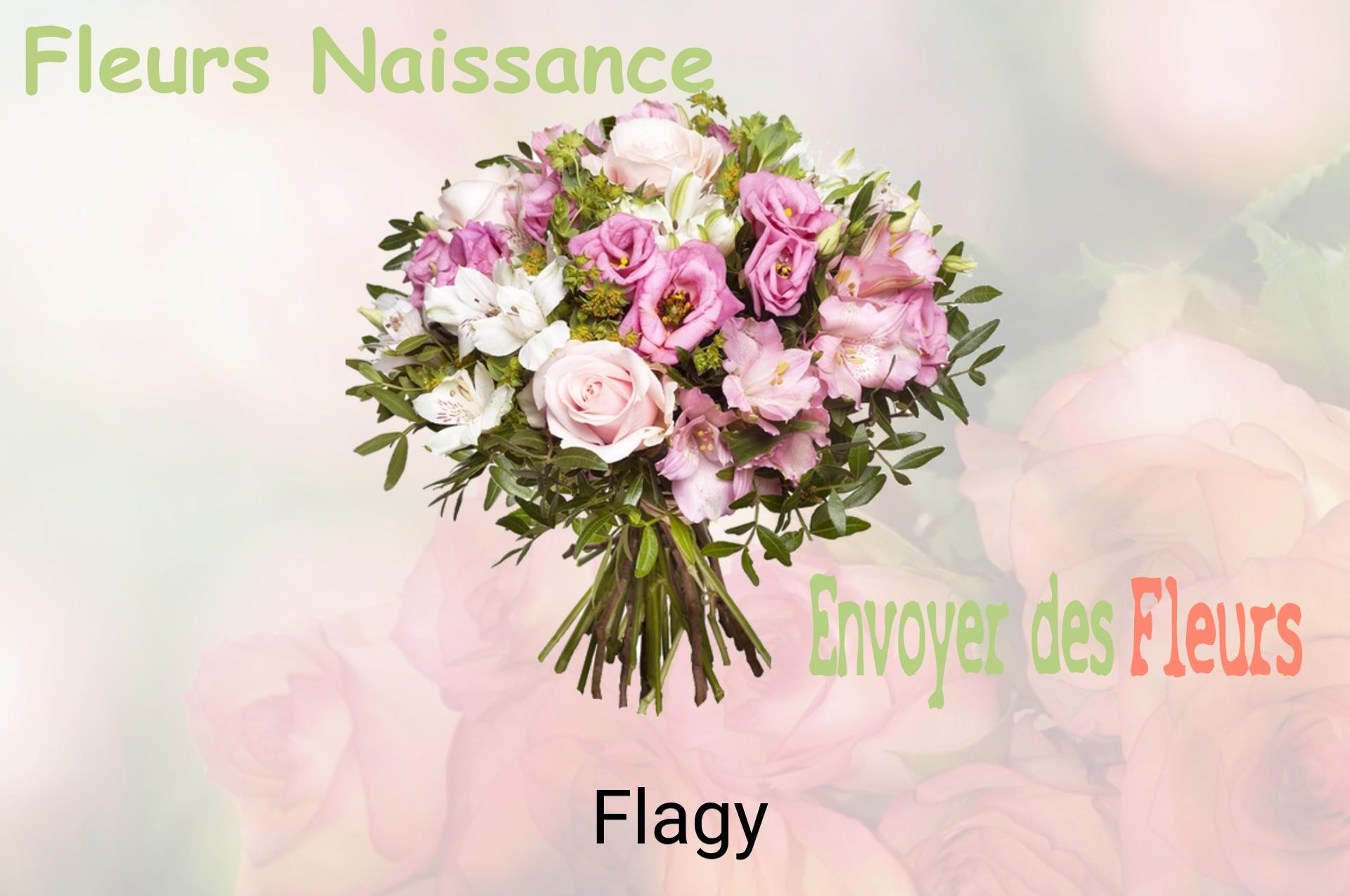 Bouquet de fleurs de naissance livré à Flagy